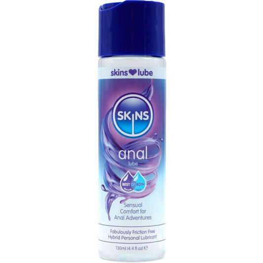 SKINS - ANALT HYBRIDVATTEN OCH SILIKONBASERAT GLIDMEDEL 130 ML