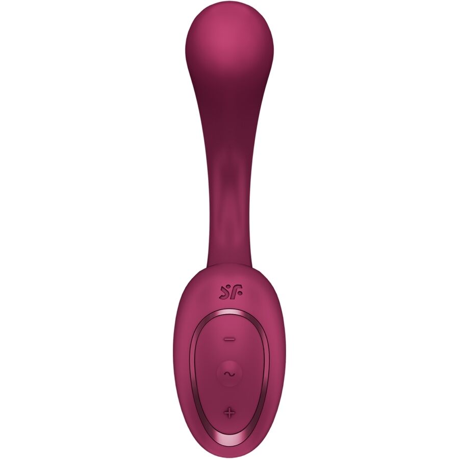 SATISFYER - G FOR GODDESS 2 KANINVIBRATOR BORDEAUX