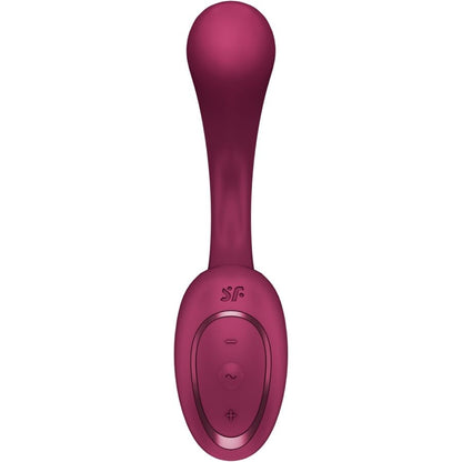 SATISFYER - G FOR GODDESS 2 KANINVIBRATOR BORDEAUX