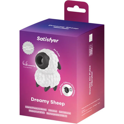 SATISFYER - DRÖMMANDE FÅRVIBRATOR & LUFTPULSSTIMULATOR