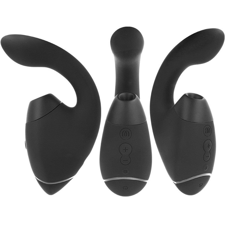 WOMANIZER - DUO NEXT DUAL KLITORIS- & G-PUNKTSSTIMULATOR SVART