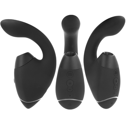 WOMANIZER - DUO NEXT DUAL KLITORIS- & G-PUNKTSSTIMULATOR SVART