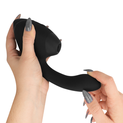 WOMANIZER - DUO NEXT DUAL KLITORIS- & G-PUNKTSSTIMULATOR SVART