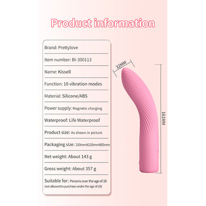 PRETTY LOVE - KISELL G-PUNKTSVIBRATOR ROSA