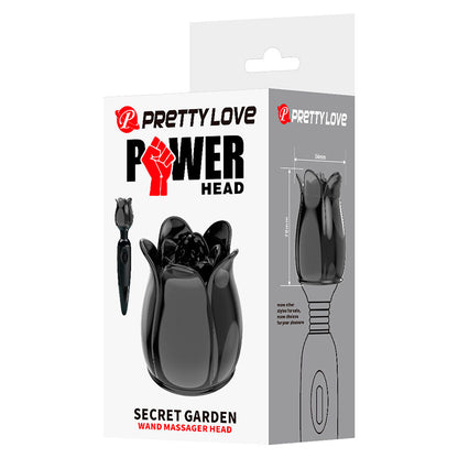 PRETTY LOVE - SECRET GARDEN SVART MASSAGEHUVUD