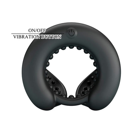 PRETTY LOVE - QUENTIN PENIS RING WITH TESTICULAR STIMULATOR