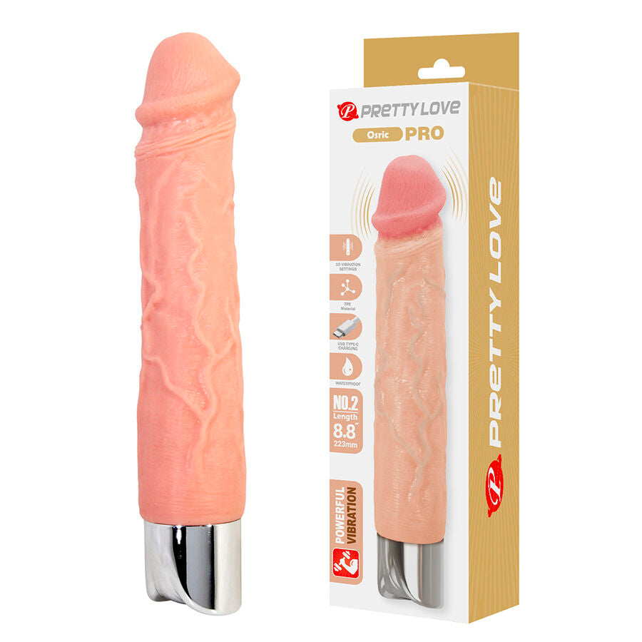 PRETTY LOVE - OSRIC PRO FLEXIBEL REALISTISK VIBRATOR