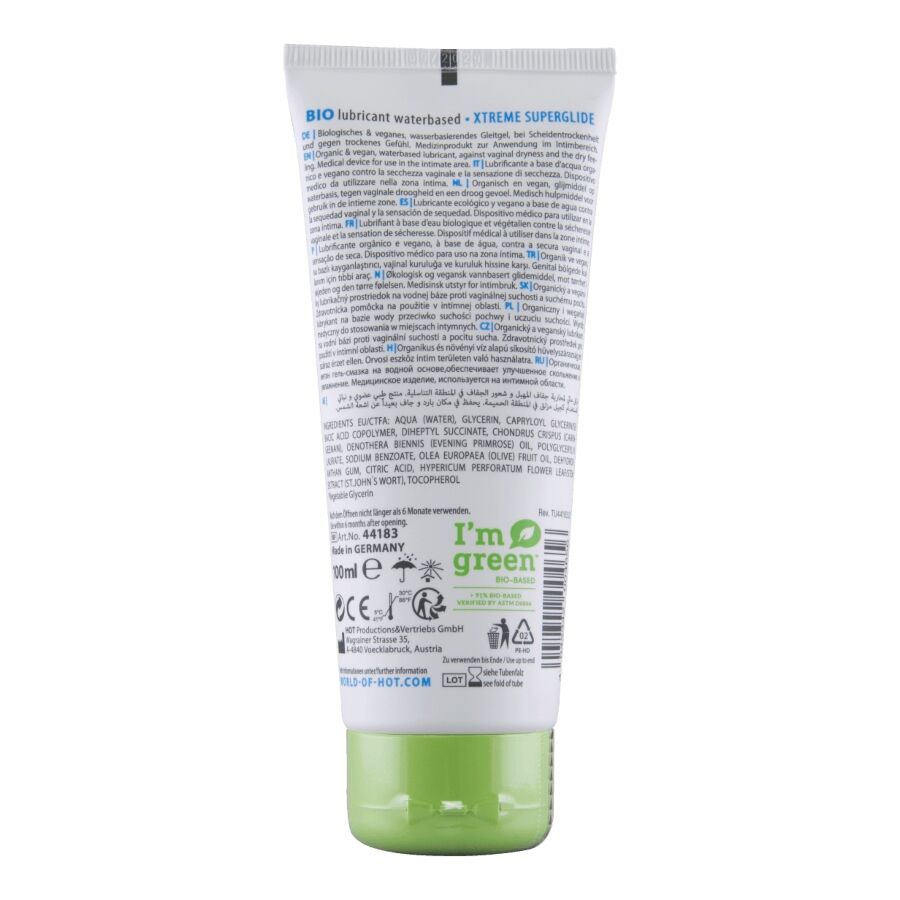 HOT - BIO GLIDMEDEL VATTENBASERAT XTREME 100 ML