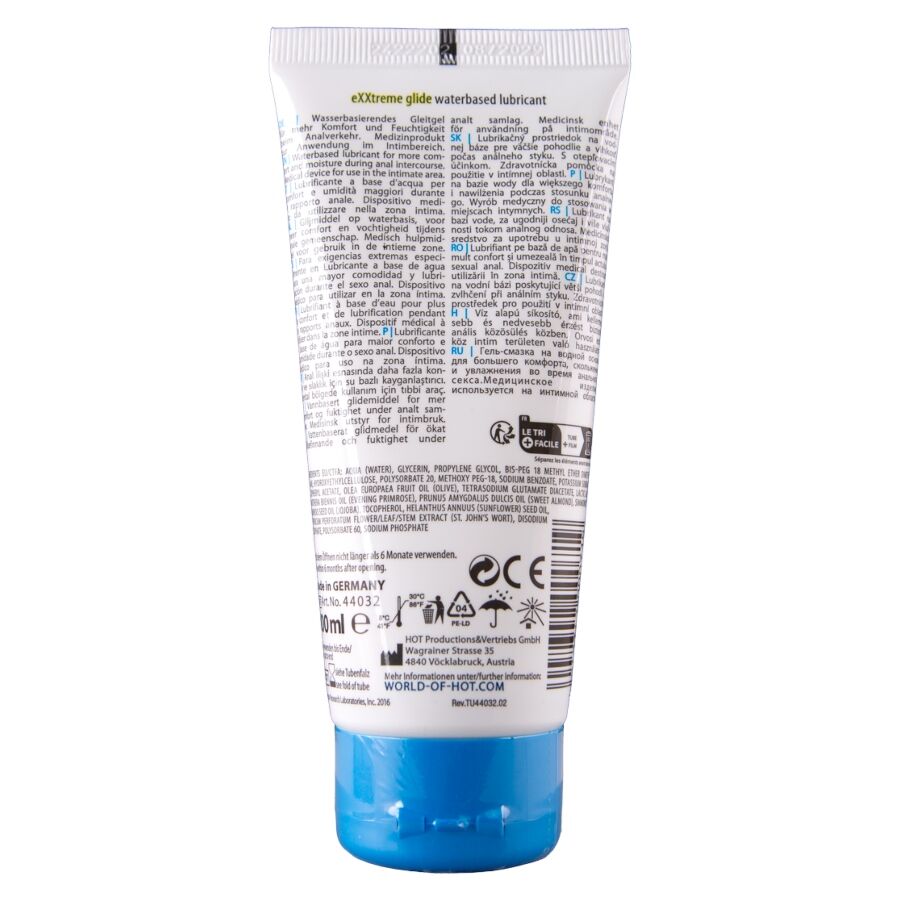 HOT - EXXTREME GLIDE VATTENBASERAT GLIDMEDEL + COMFORT OIL A+ 100 ML