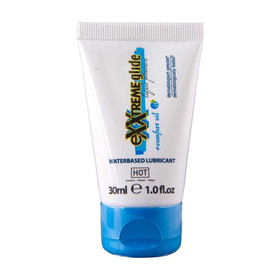 HOT - EXXTREME GLIDE VATTENBASERAT GLIDMEDEL + COMFORT OIL A+ 30 ML