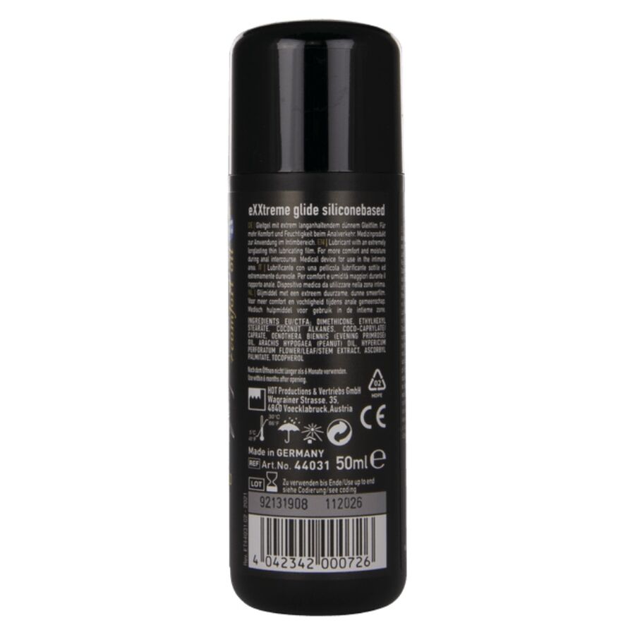 HOT - EXXTREME GLIDE SILIKONBASERAT GLIDMEDEL + COMFORT OIL A+ 50 ML