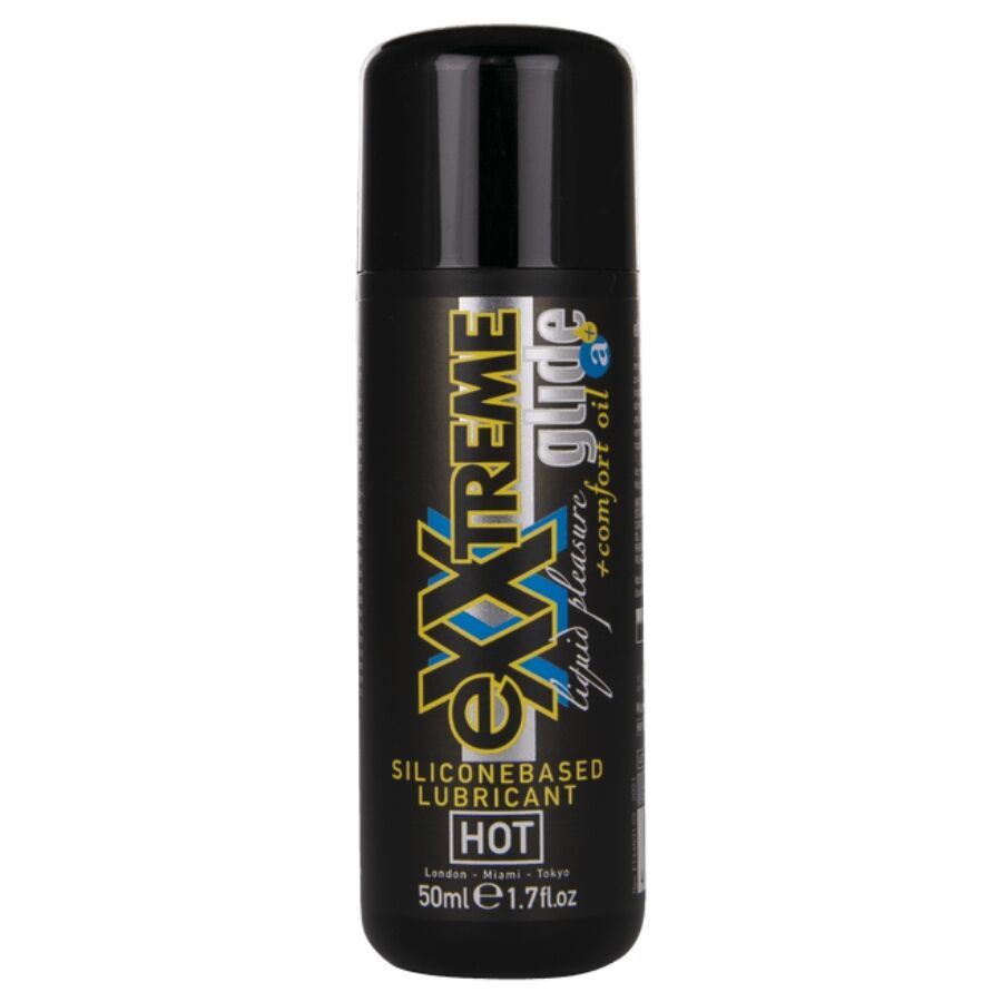 HOT - EXXTREME GLIDE SILIKONBASERAT GLIDMEDEL + COMFORT OIL A+ 50 ML