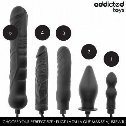 ADDICTED TOYS - UPPBLÅSBAR DILDO MODELL 3
