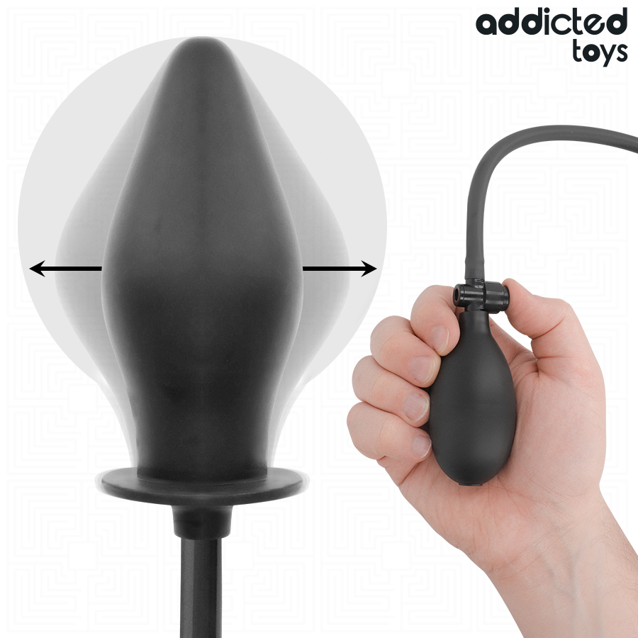 ADDICTED TOYS - UPPBLÅSBAR BUTTPLUGG MODELL 2
