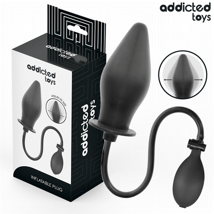 ADDICTED TOYS - UPPBLÅSBAR BUTTPLUGG MODELL 2