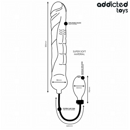 ADDICTED TOYS - INFLATABLE DILDO XL MODEL 5