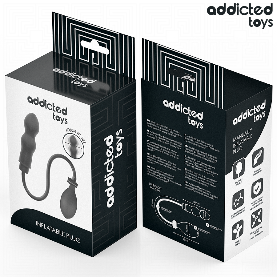 ADDICTED TOYS - UPPBLÅSBAR ANALPLUGG MODELL 1