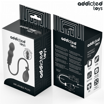 ADDICTED TOYS - UPPBLÅSBAR ANALPLUGG MODELL 1