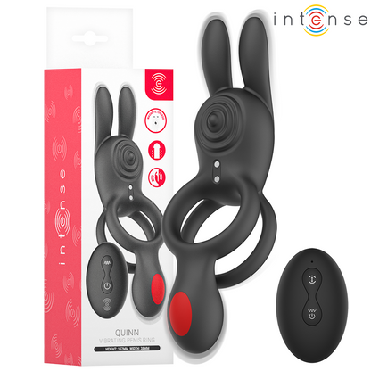 INTENSE – QUINN DUBBEL VIBRATIONSRING FJÄRRKONTROLL