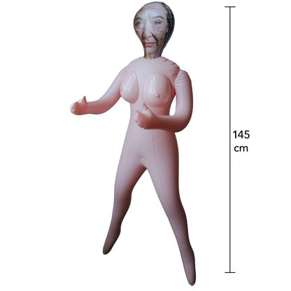 DOLD LÄNGTAN - KÅT FARMOR UPPBLÅSBAR DOCKA 145 CM