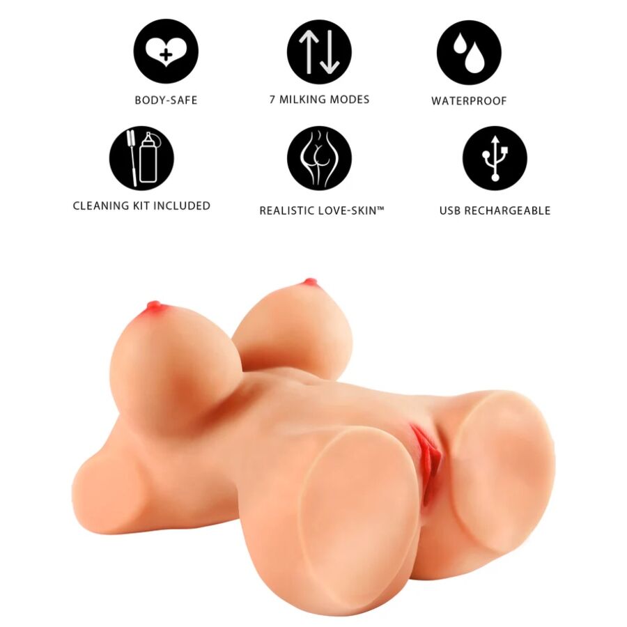 DOLT BEGÄR - KÅT MJÖLKANDE TIK KVINNLIG ONANIKROPP 10 KG