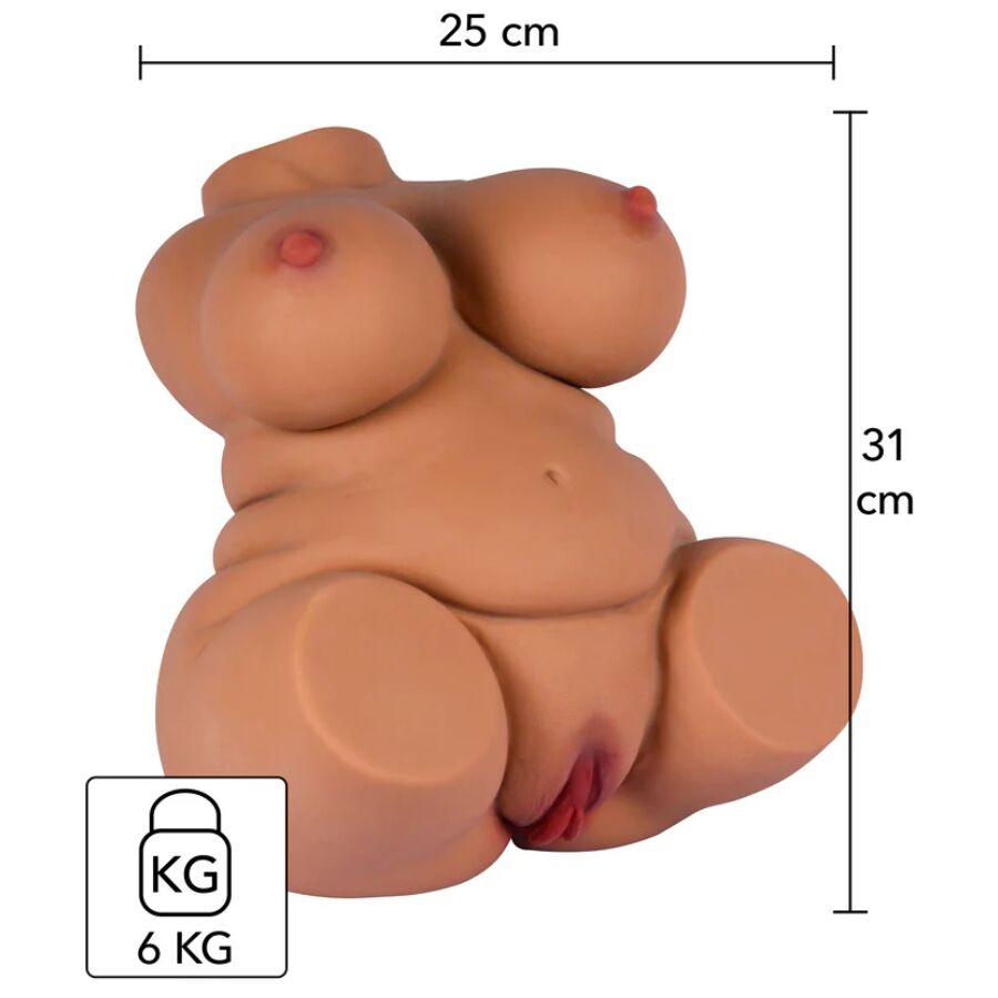 HIDDEN DESIRE - FAT FUCK QUEEN FEMALE MASTURBATOR TORSO 6 KG