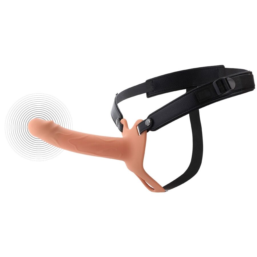 HIDDEN DESIRE - INFERNO VIBRERANDE PENISHYLSSTRAP-ON 18 CM