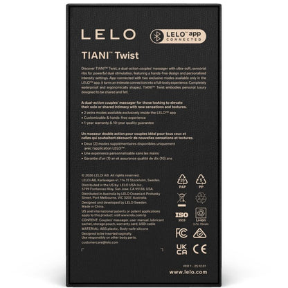 LELO - TIANI TWIST PARVIBRATOR MJUK ROSA
