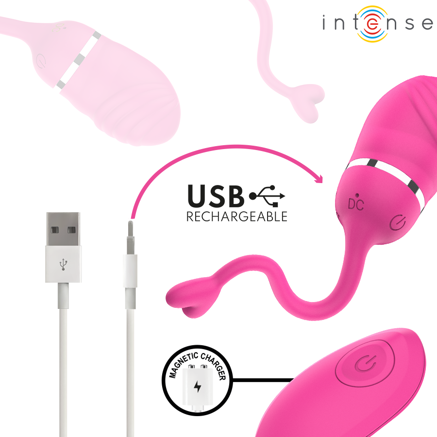 INTENSIV – SOOKIE FJÄRRKONTROLL VIBRERANDE ÄGG ROSA