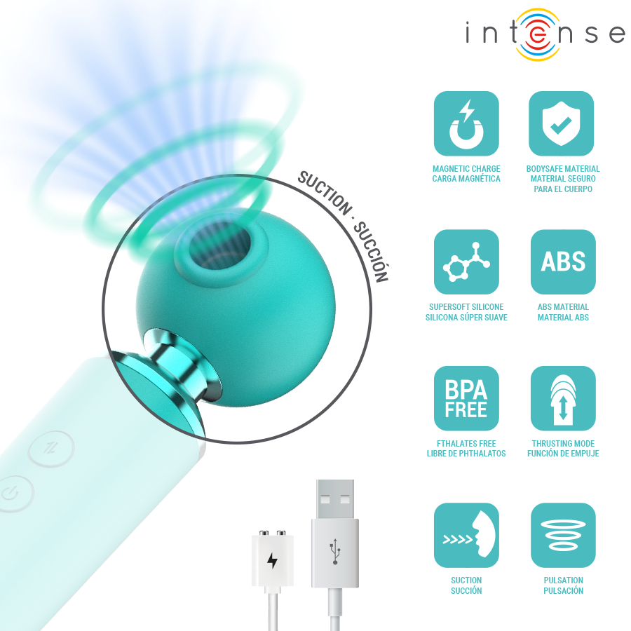 INTENSE - HAMBY MULTIFUNKTIONELL SUG- OCH VIBRATIONSSTIMULATOR