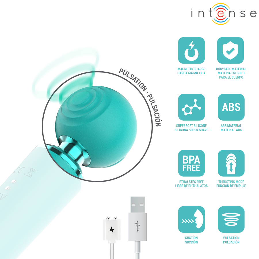 INTENSE - HAMBY MULTIFUNKTIONELL SUG- OCH VIBRATIONSSTIMULATOR