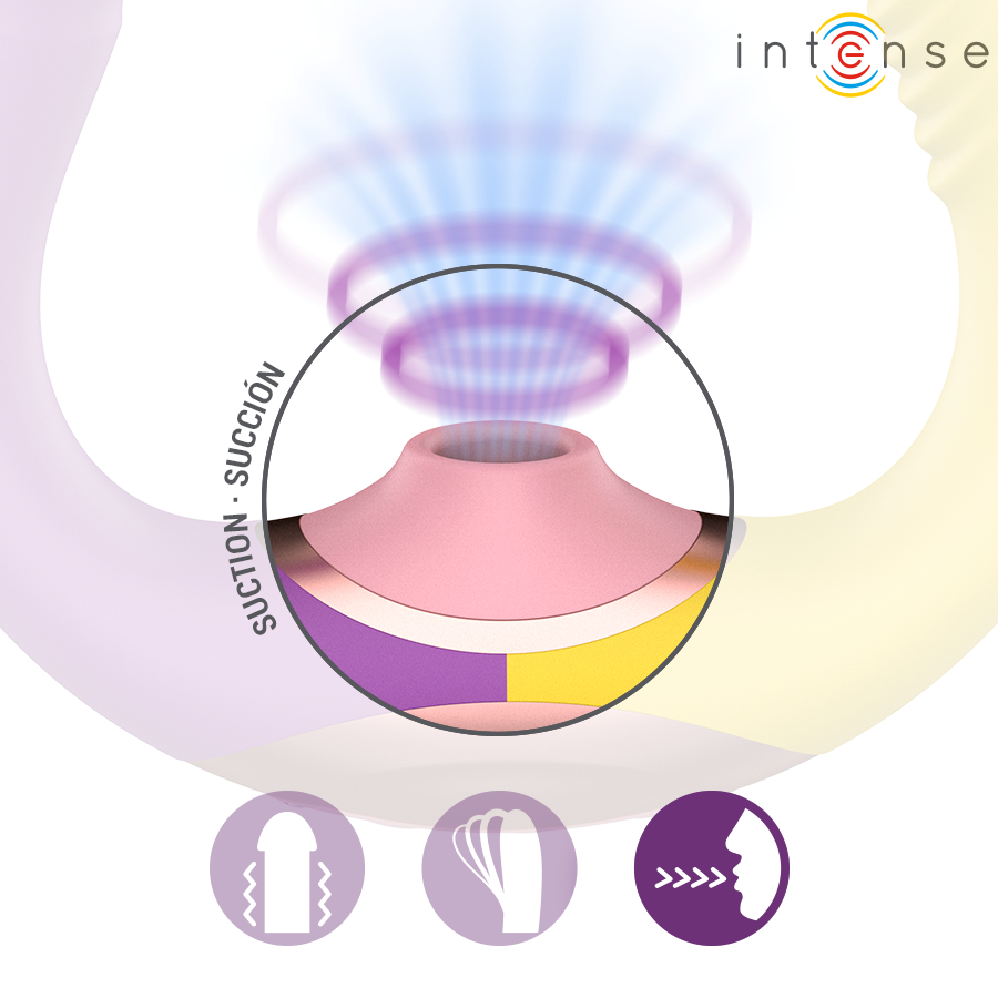 INTENSE - WILLOW 3-I-1 SUG- OCH VIBRATIONSSTIMULATOR
