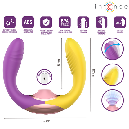 INTENSE - WILLOW 3-I-1 SUG- OCH VIBRATIONSSTIMULATOR