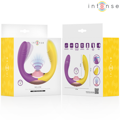 INTENSE - WILLOW 3-I-1 SUG- OCH VIBRATIONSSTIMULATOR