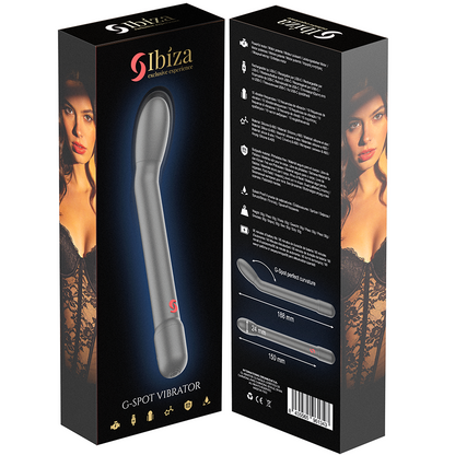 IBIZA - SVART G-PUNKT SVANSVIBRATOR MED VIBRATION