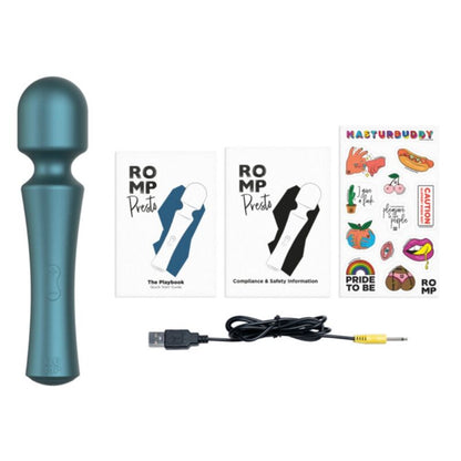 ROMP - PRESTO MINISTAVVIBRATOR MED BÖJLIGT HUVUD GRÖN