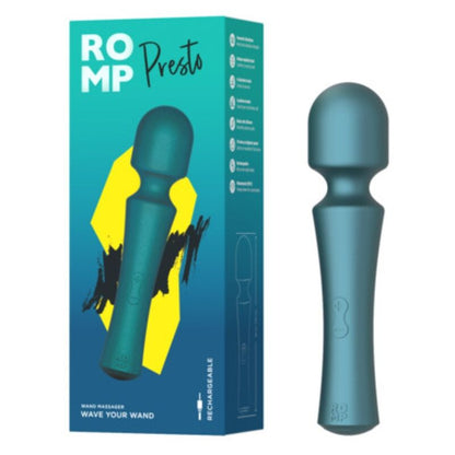 ROMP - PRESTO MINISTAVVIBRATOR MED BÖJLIGT HUVUD GRÖN