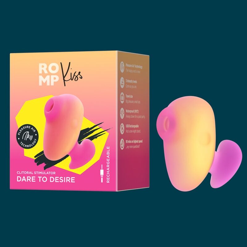 ROMP - KISS KLITORAL SUG UPPLADDNINGSBAR FINGERVIBRATOR
