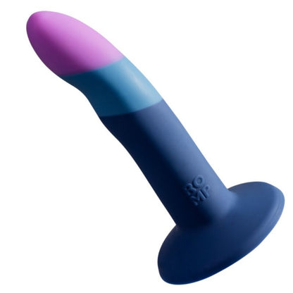 ROMP - PICCOLO SILIKONDILDO MED TREKOLORS SUGKOPP 14 CM