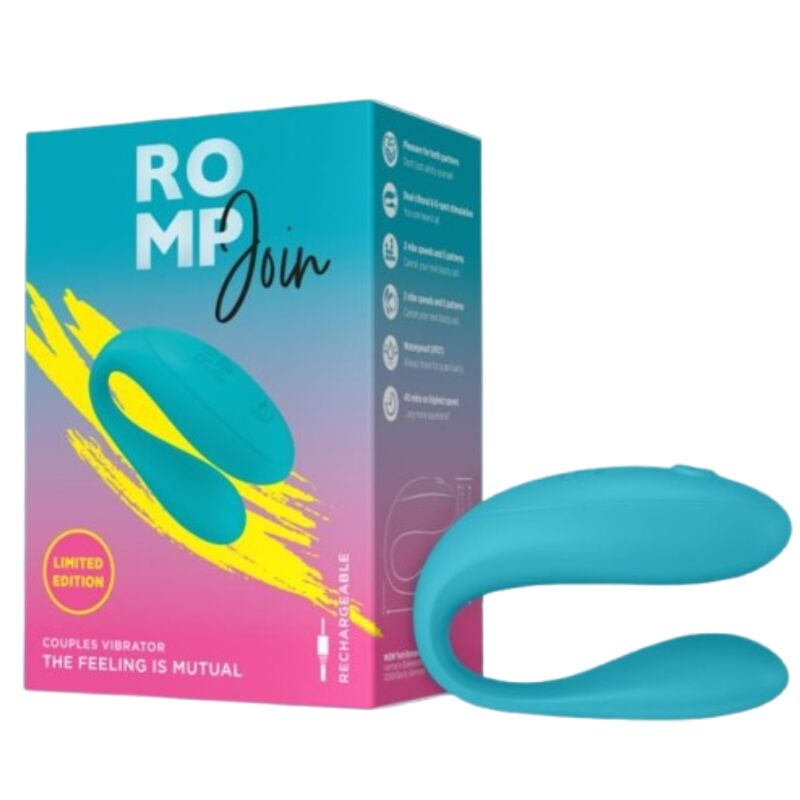 ROMP - ANSLUT TURQUOISE COUPLES VIBRATOR