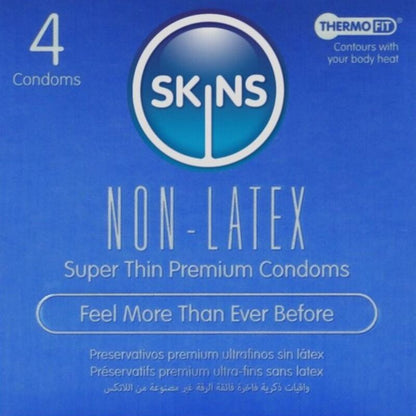 SKINS - LATEXFRIA KONDOMER, 4-PACK