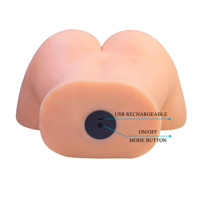 CRAZY BULL - LIORA XXL DUBBEL VAGINAL- OCH ANALVIBRERANDE MASTURBATOR