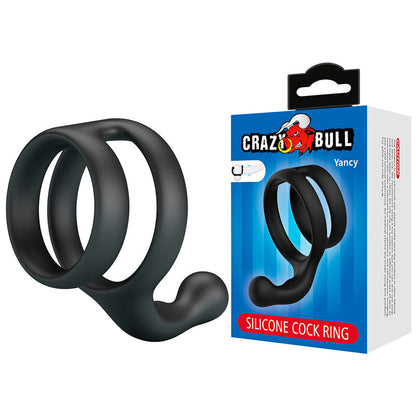 CRAZY BULL - YANCY DUBBEL KUK- OCH BOLLRING SVART