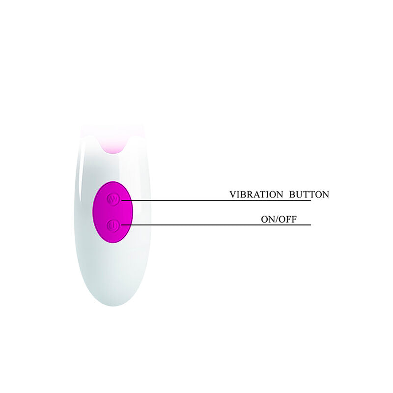 PRETTY LOVE - BUTTERFLY KISS KANINVIBRATOR MED 30 FUNKTIONER LILA
