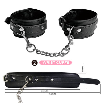 PRETTY LOVE - 8 DELARS BDSM-KIT SVART