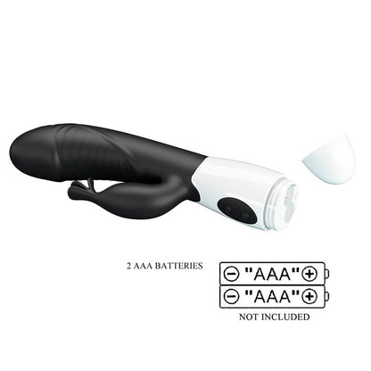 PRETTY LOVE - RASMUSSEN 30-FUNKTIONS RABBITVIBRATOR SVART