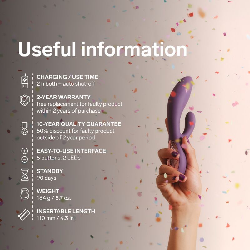 LELO - INA THRUST KANIN VIBRATOR LILA