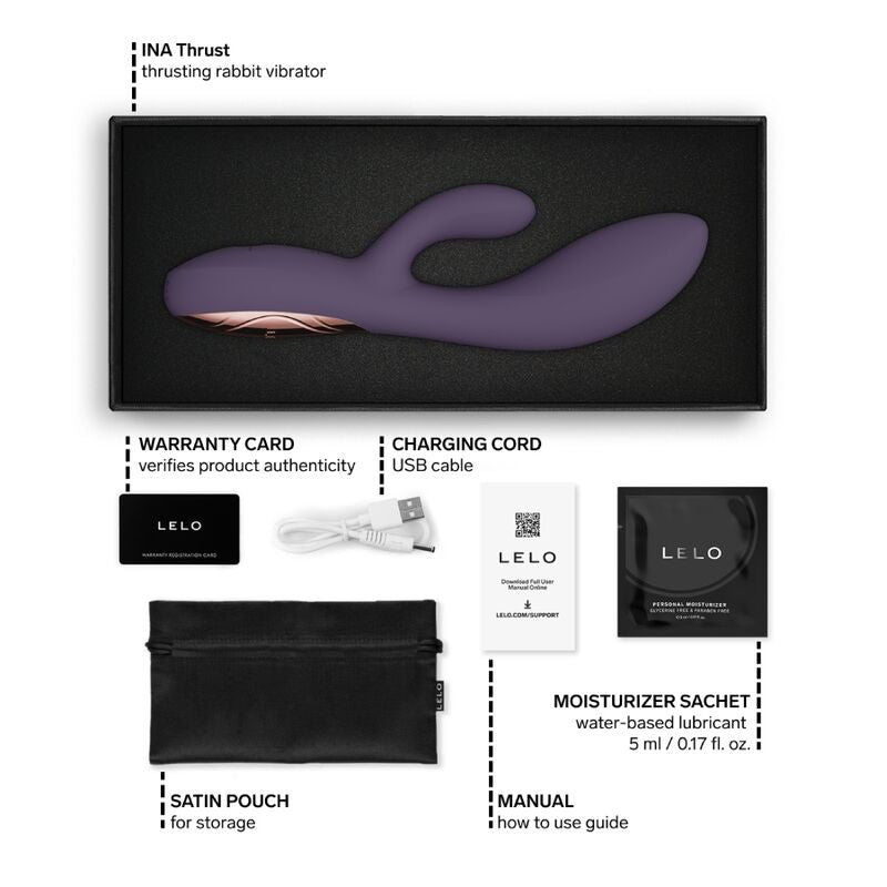 LELO - INA THRUST KANIN VIBRATOR LILA