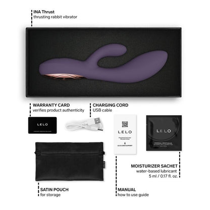 LELO - INA THRUST KANIN VIBRATOR LILA