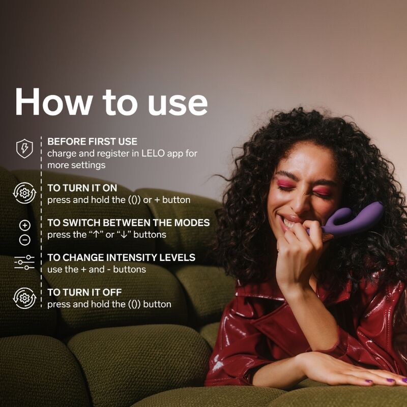 LELO - INA THRUST KANIN VIBRATOR LILA